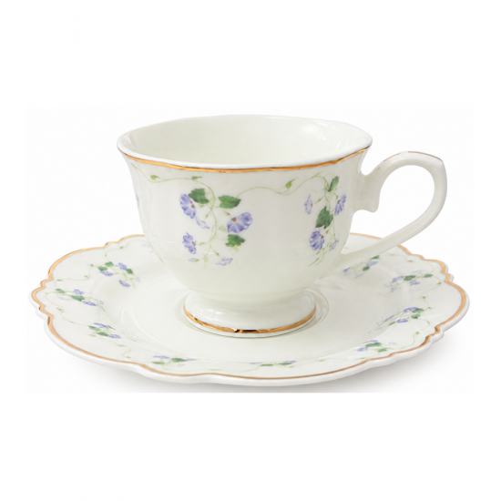 Xícara Avulsa 80ml para Café Royal Romantic em New Bone China